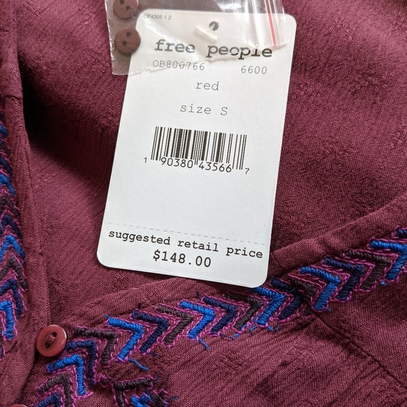 Please see copy listing Free people arianna embroidered tunic dress - Picture 11 of 11